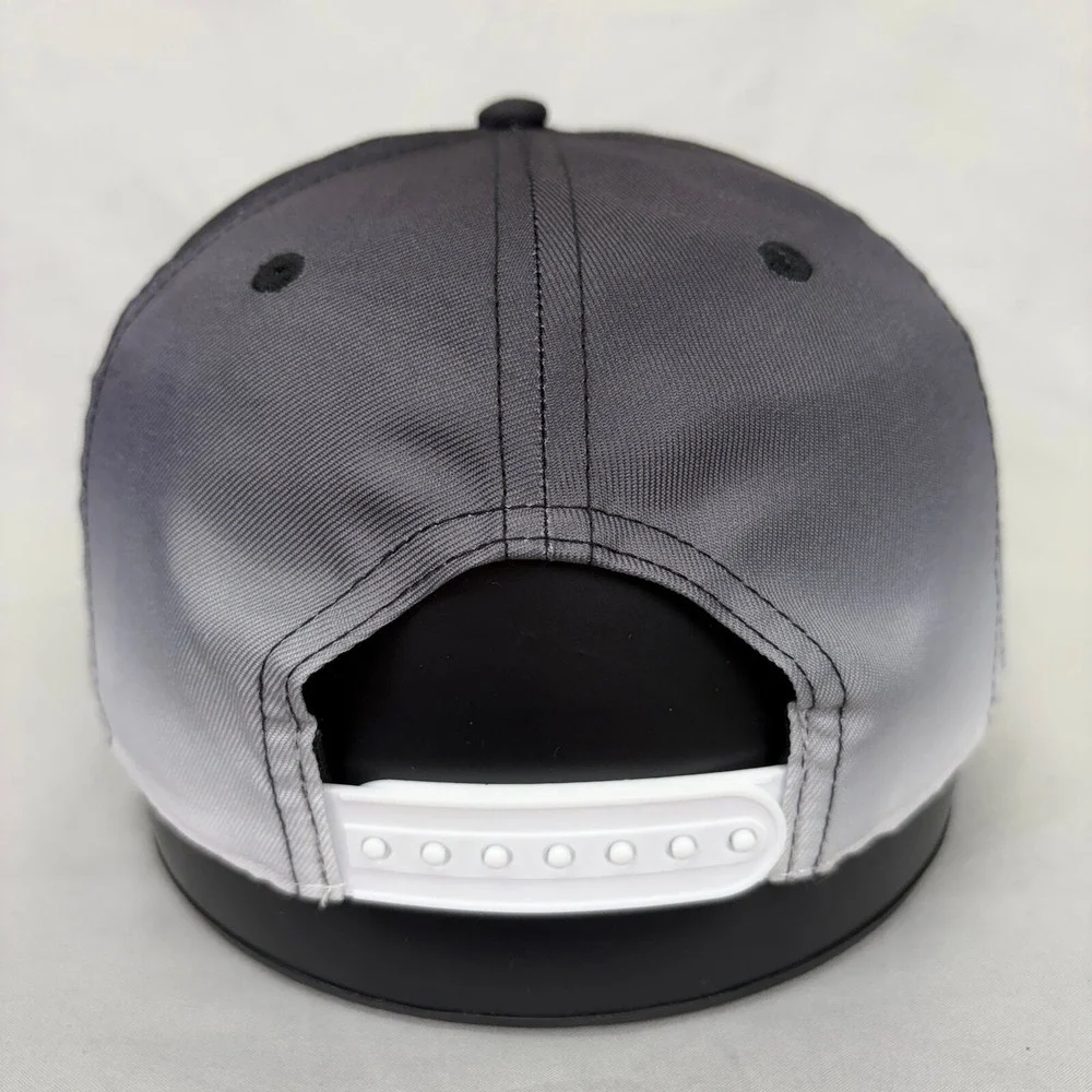 H&M Snapback NYC Graphic Hat Boys 8-12Y Black White Ombre Gradient Cap